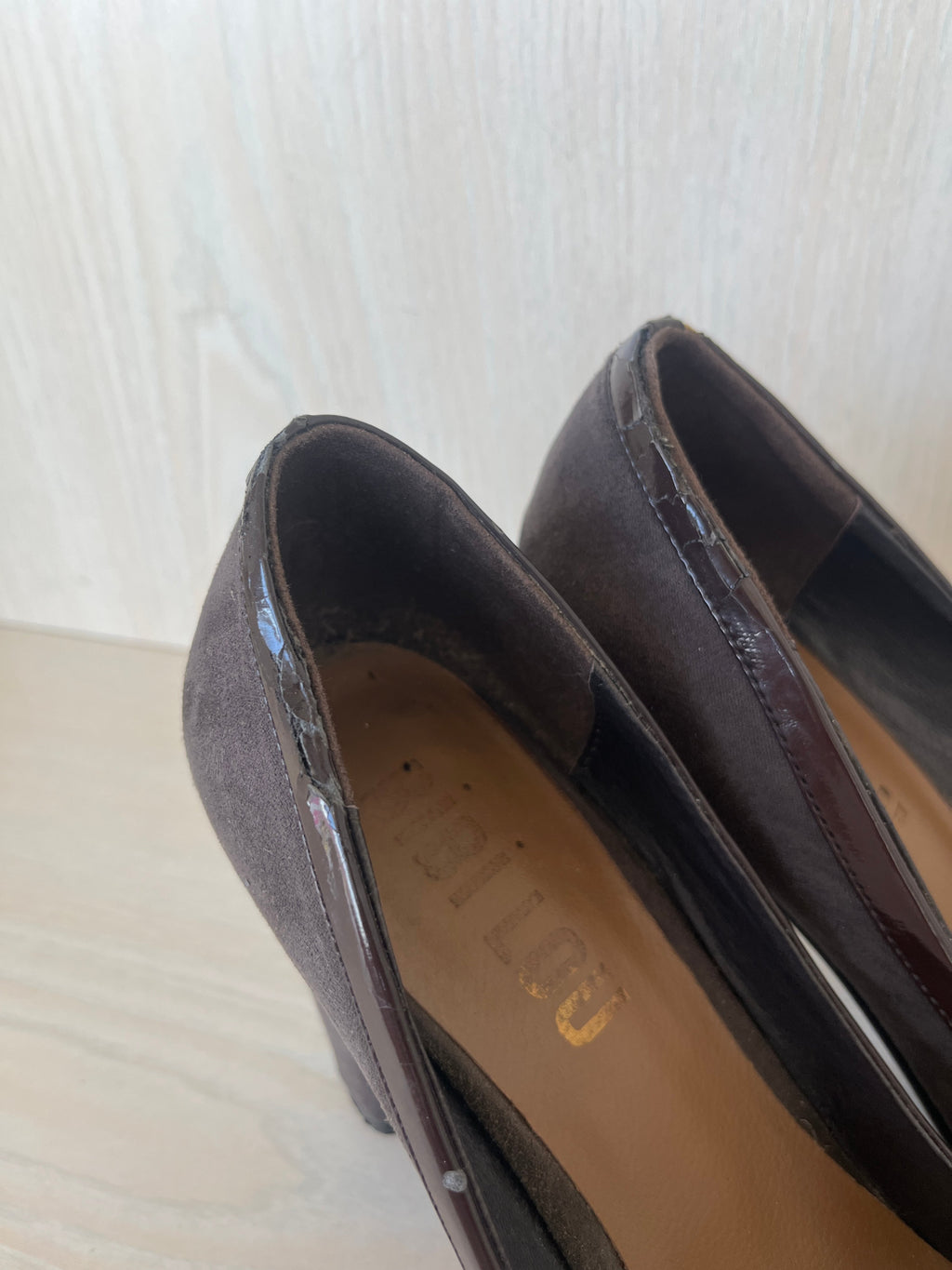 Bibi Lou Ketten-Detail Pumps, Braun, EU 39, Normaler Gebrauch
