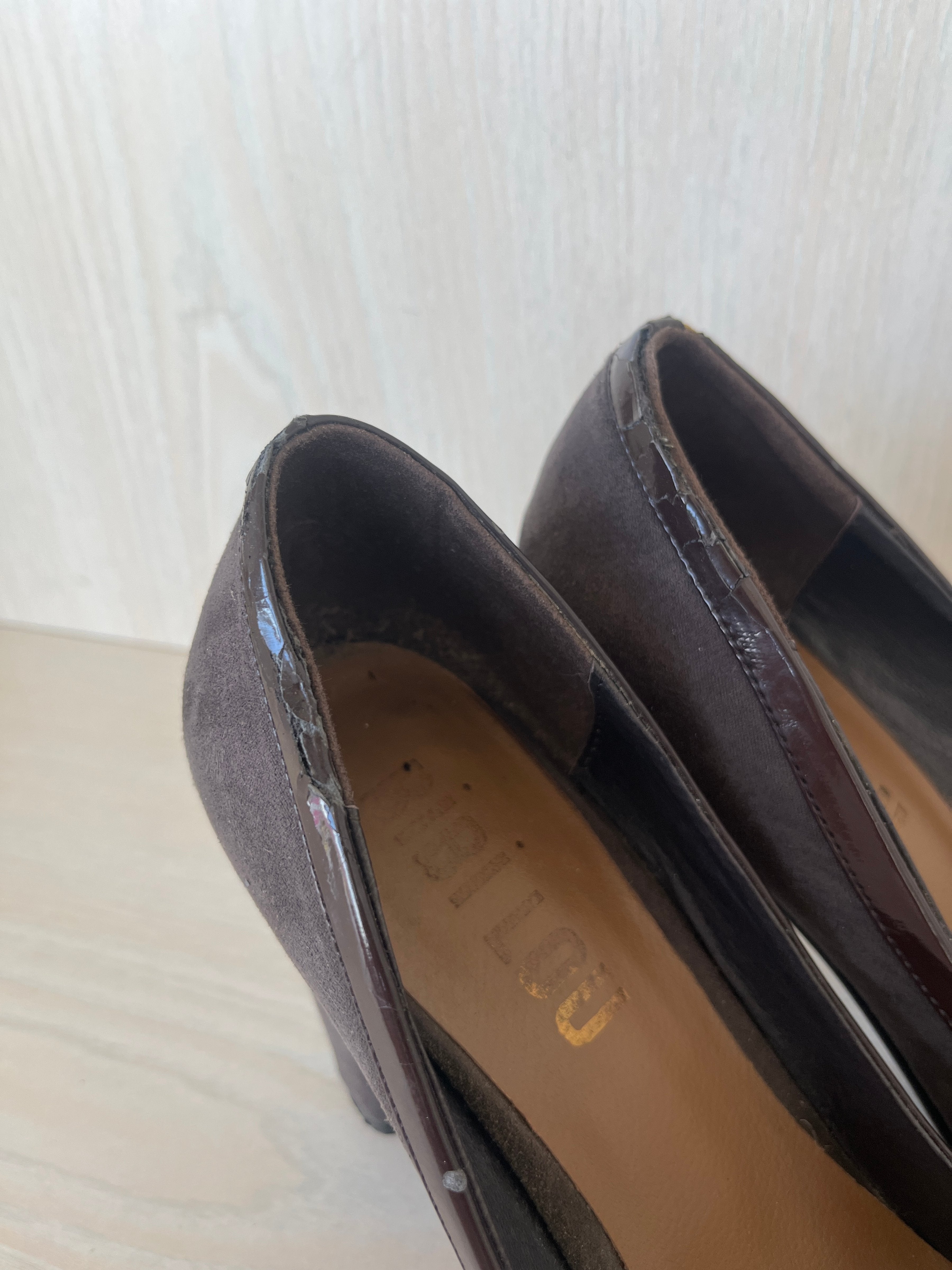 Bibi Lou Ketten-Detail Pumps, Braun, EU 39, Normaler Gebrauch