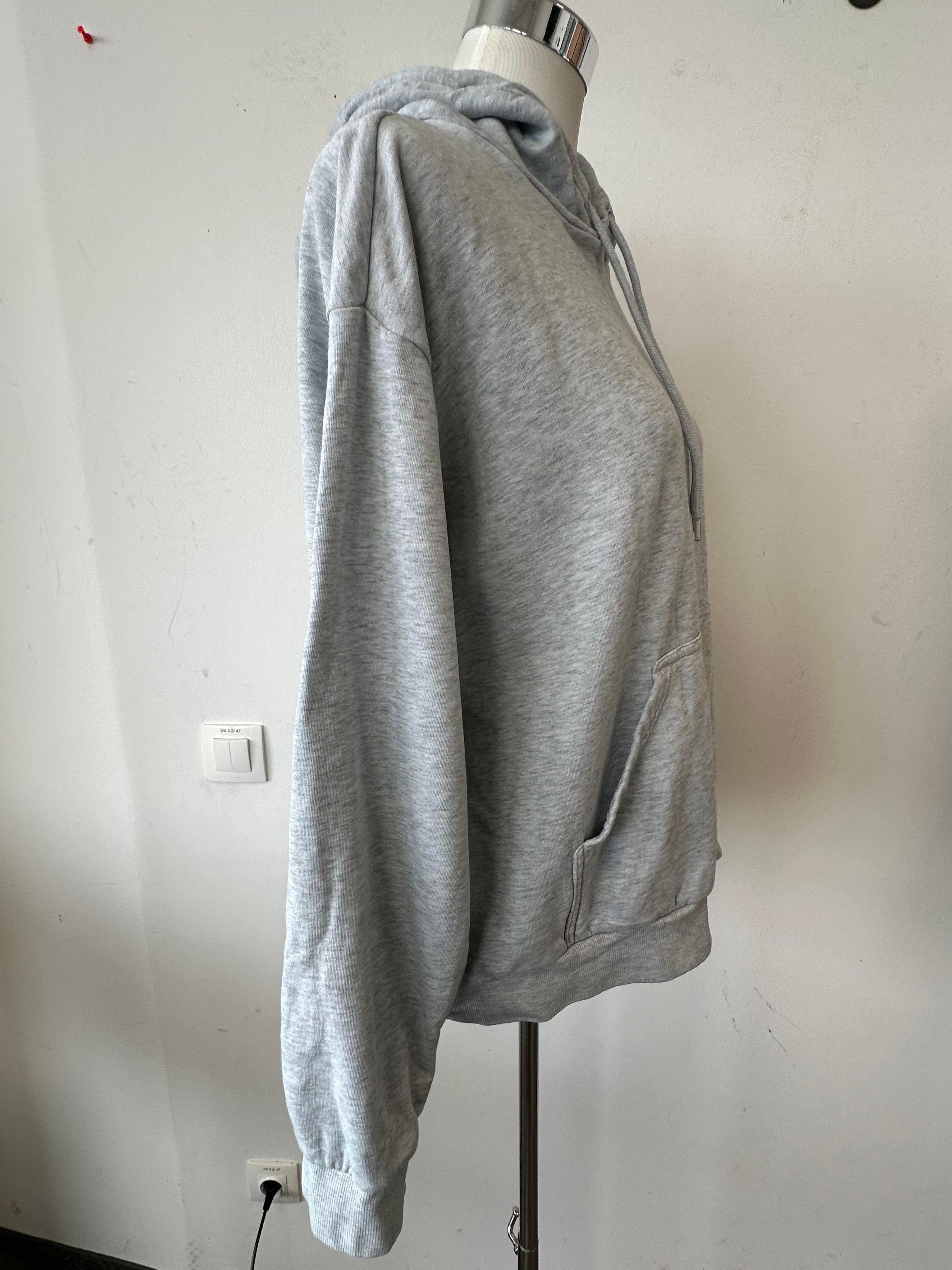 H&M Basic Grey Hoodie, Size M, Very Good Condition