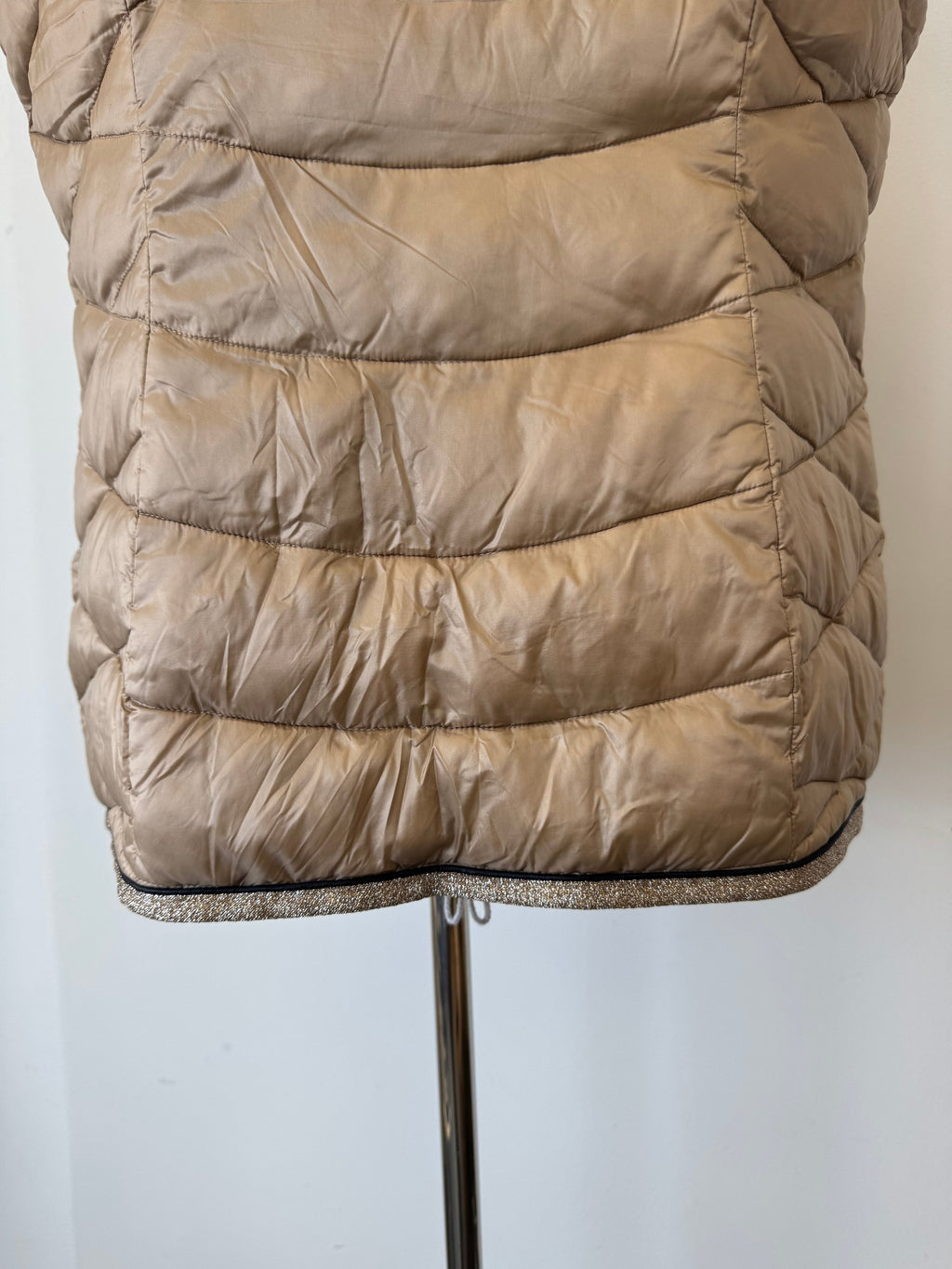 Gerry Weber Puffer Weste Champagne EU 44 Sehr Gut