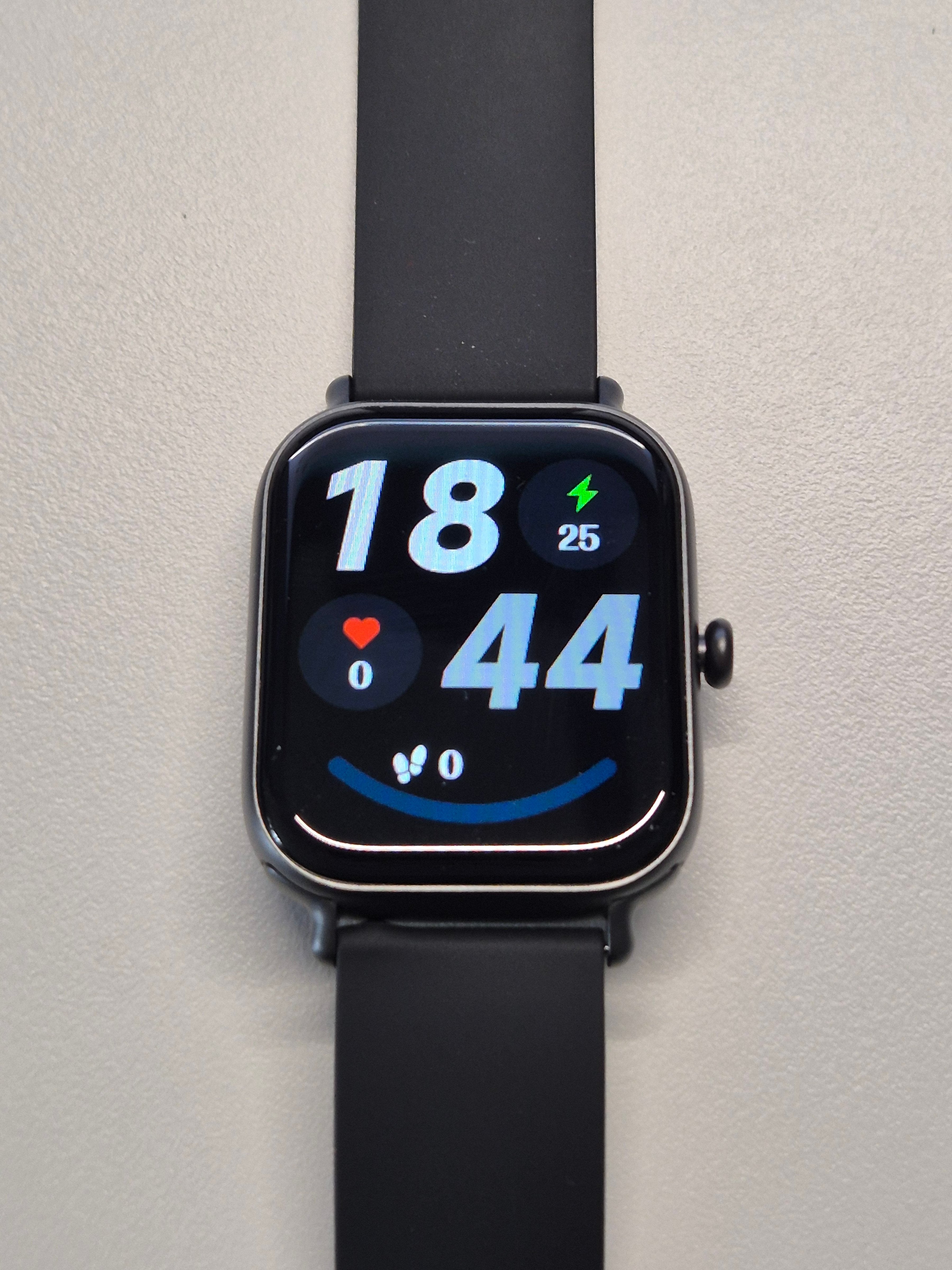 Qnix Smartwatch GTS2, 43mm, IP68, Wie Neu