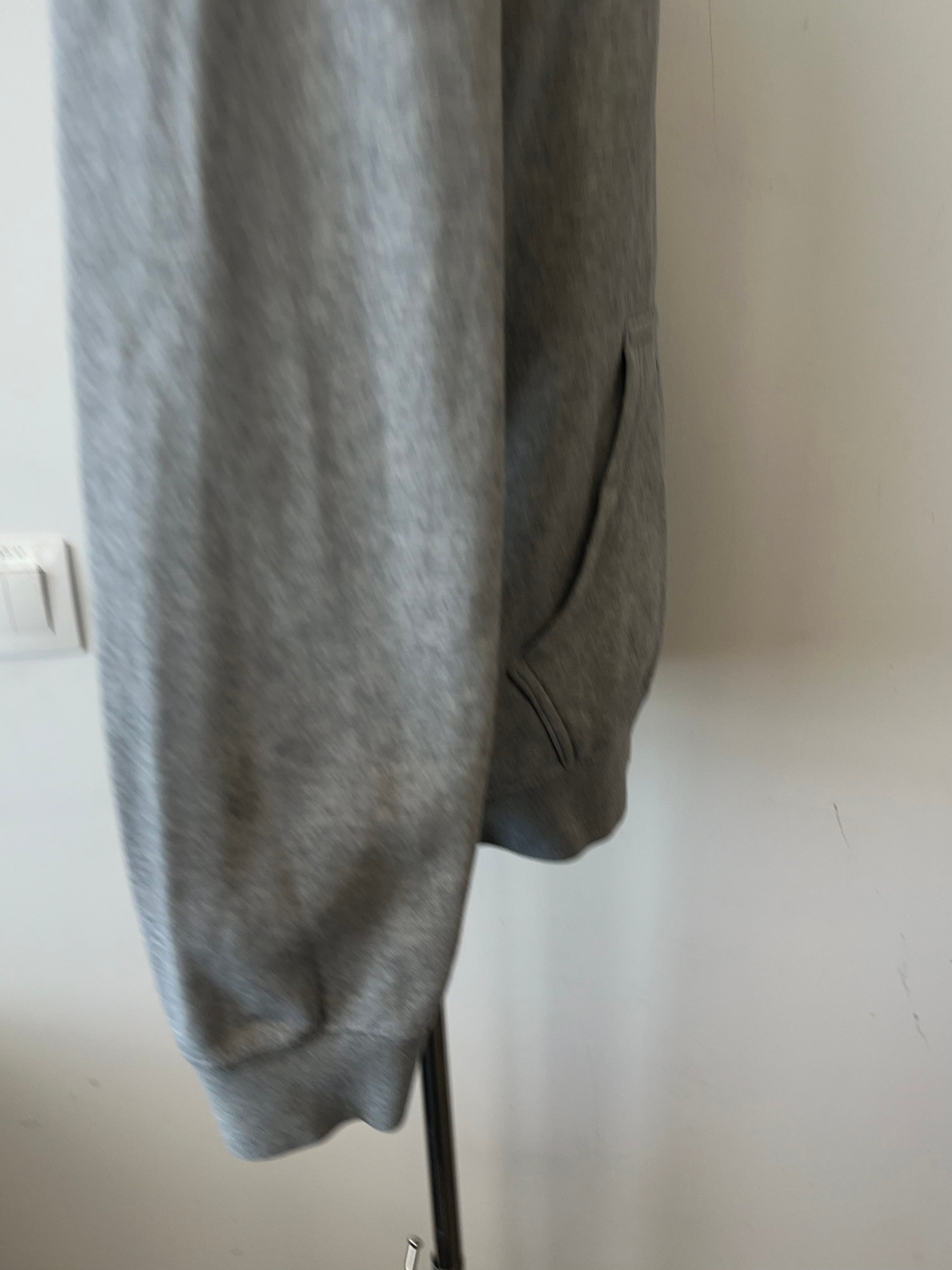 Champion Hoodie Script Logo, Grau, S, Sehr Gut