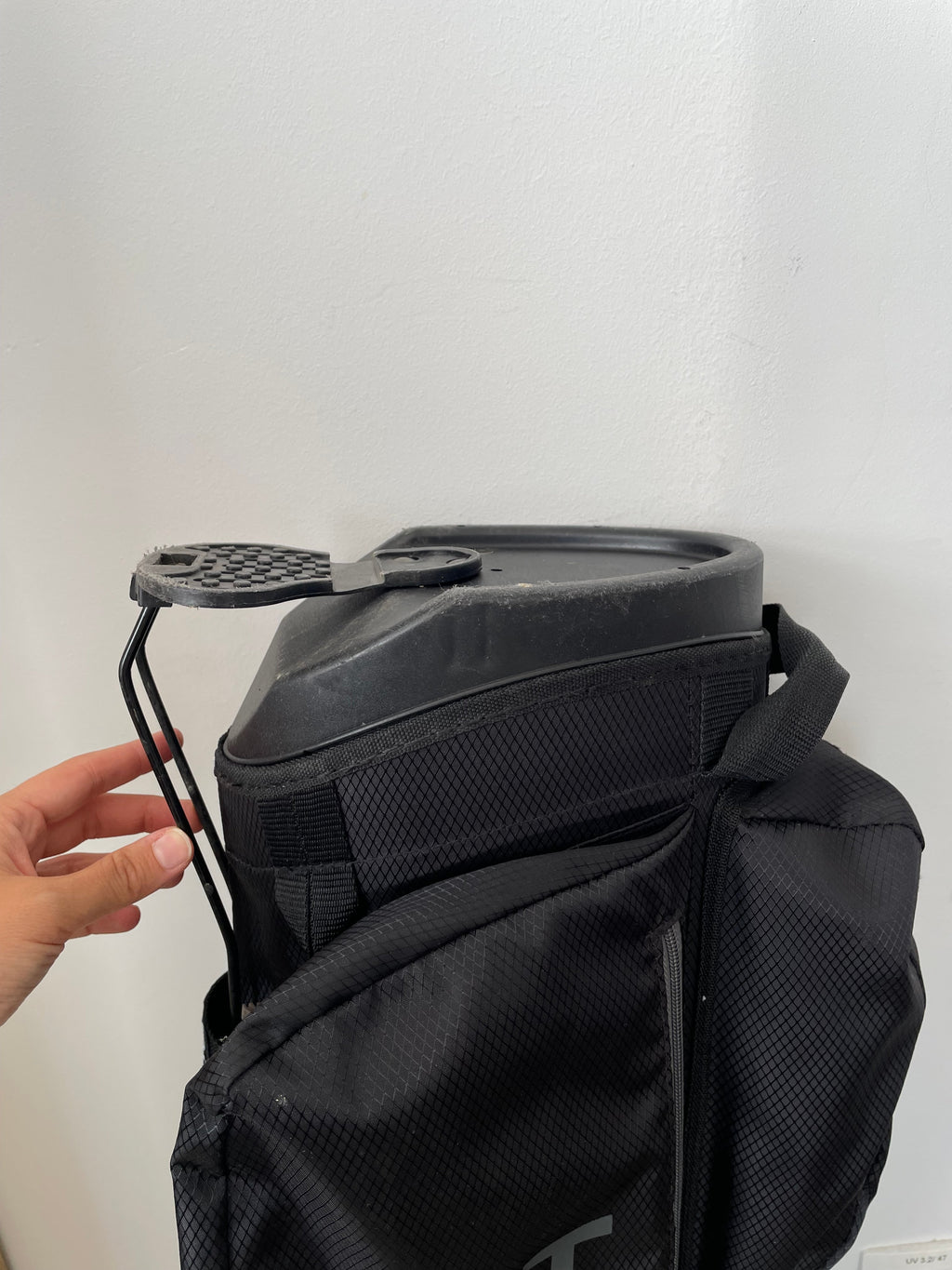 Big Max Golfbag Heaven Seven G, Schwarz/Rot, Sehr Gut, Höhe 87 cm