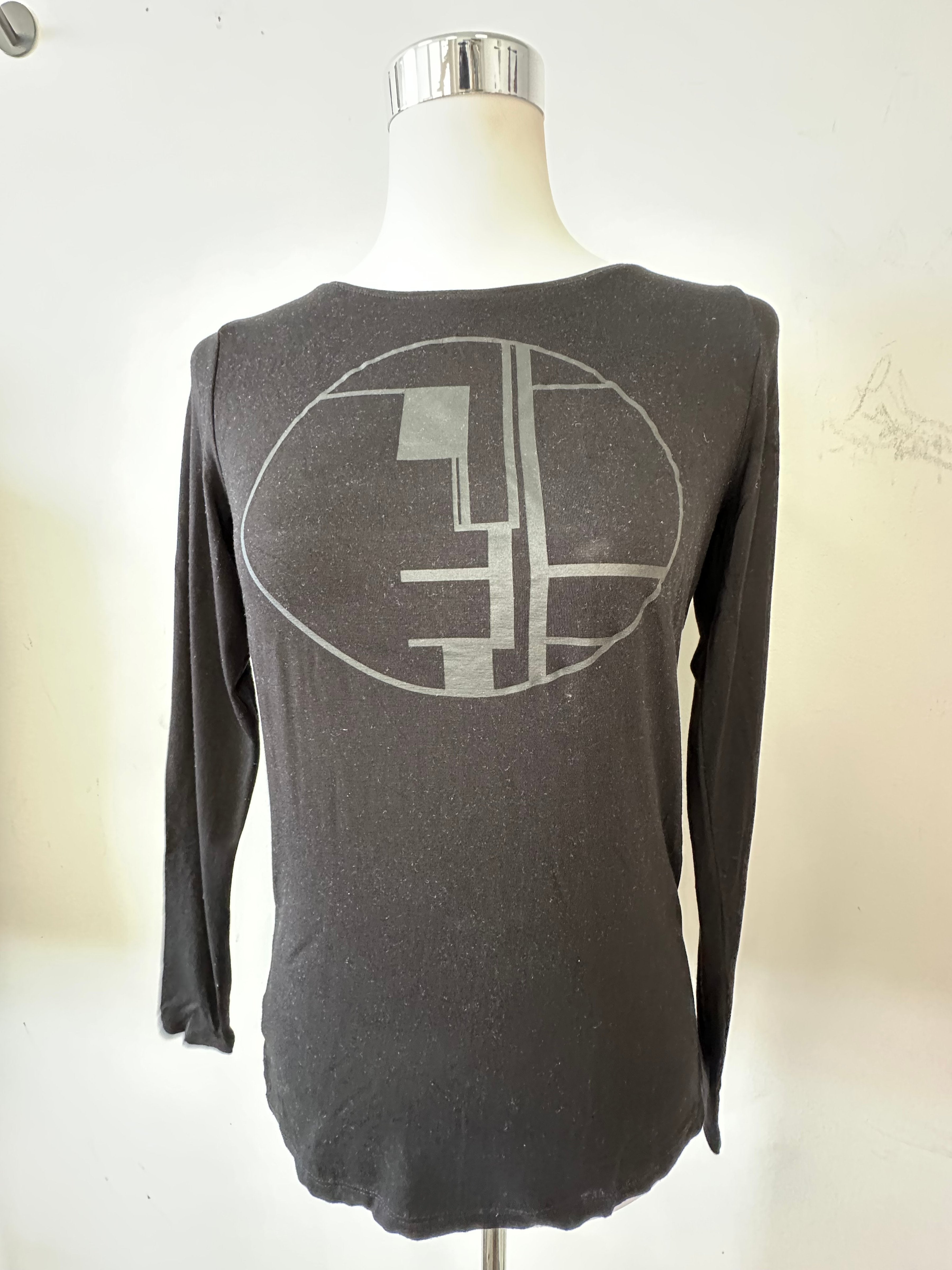 Someday Bauhaus Spirit Logo Shirt, Schwarz, Größe 36, Gebraucht