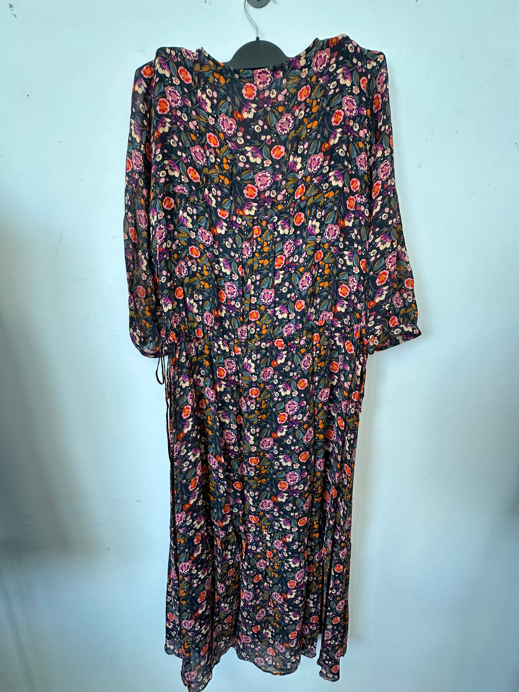 SET Floral Midi Dress, Multicolor, Medium, Very Good Condition