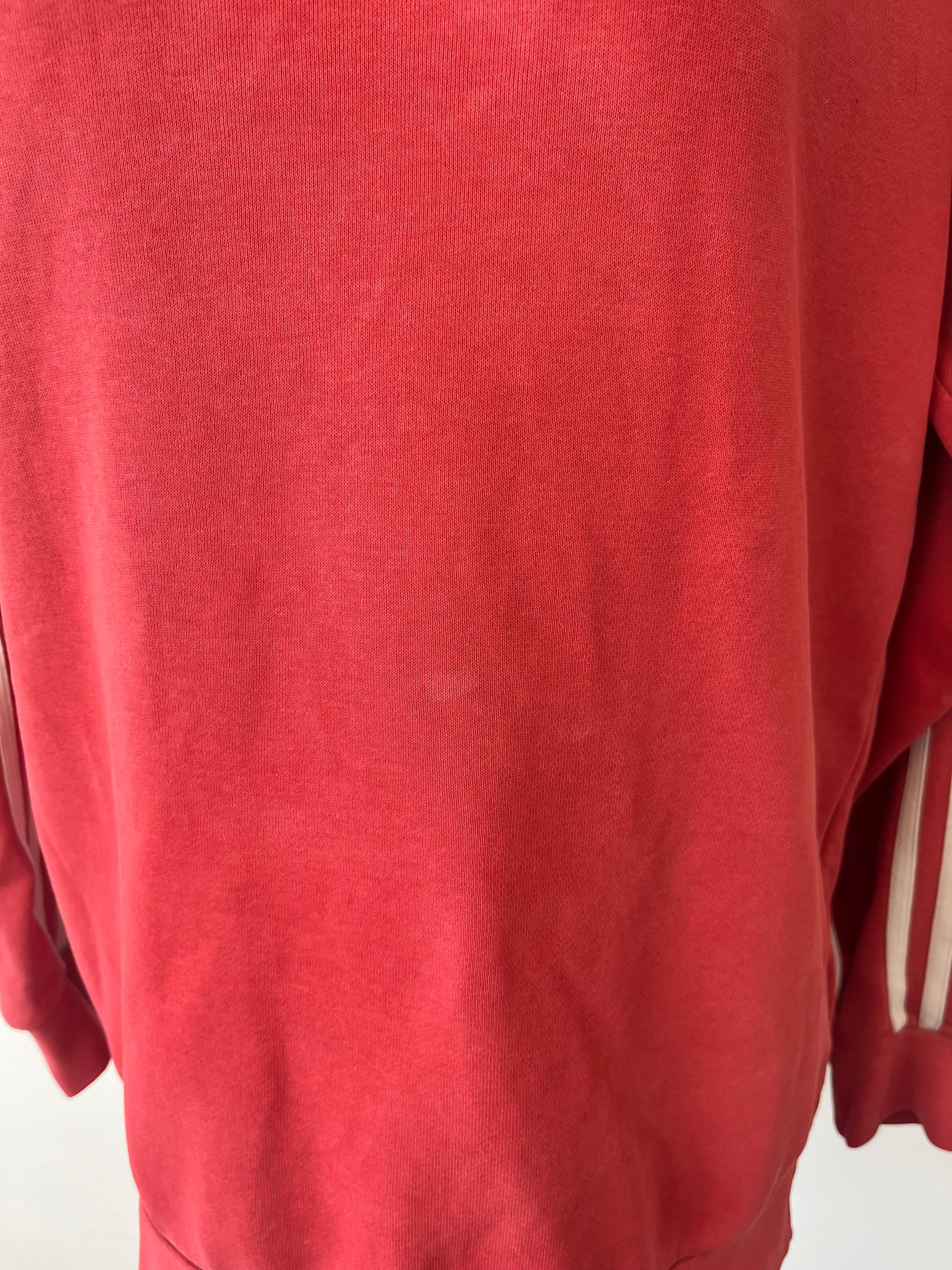 Adidas Adicolor Classics 3-Stripes Crew, Rot, S, Sehr Gut