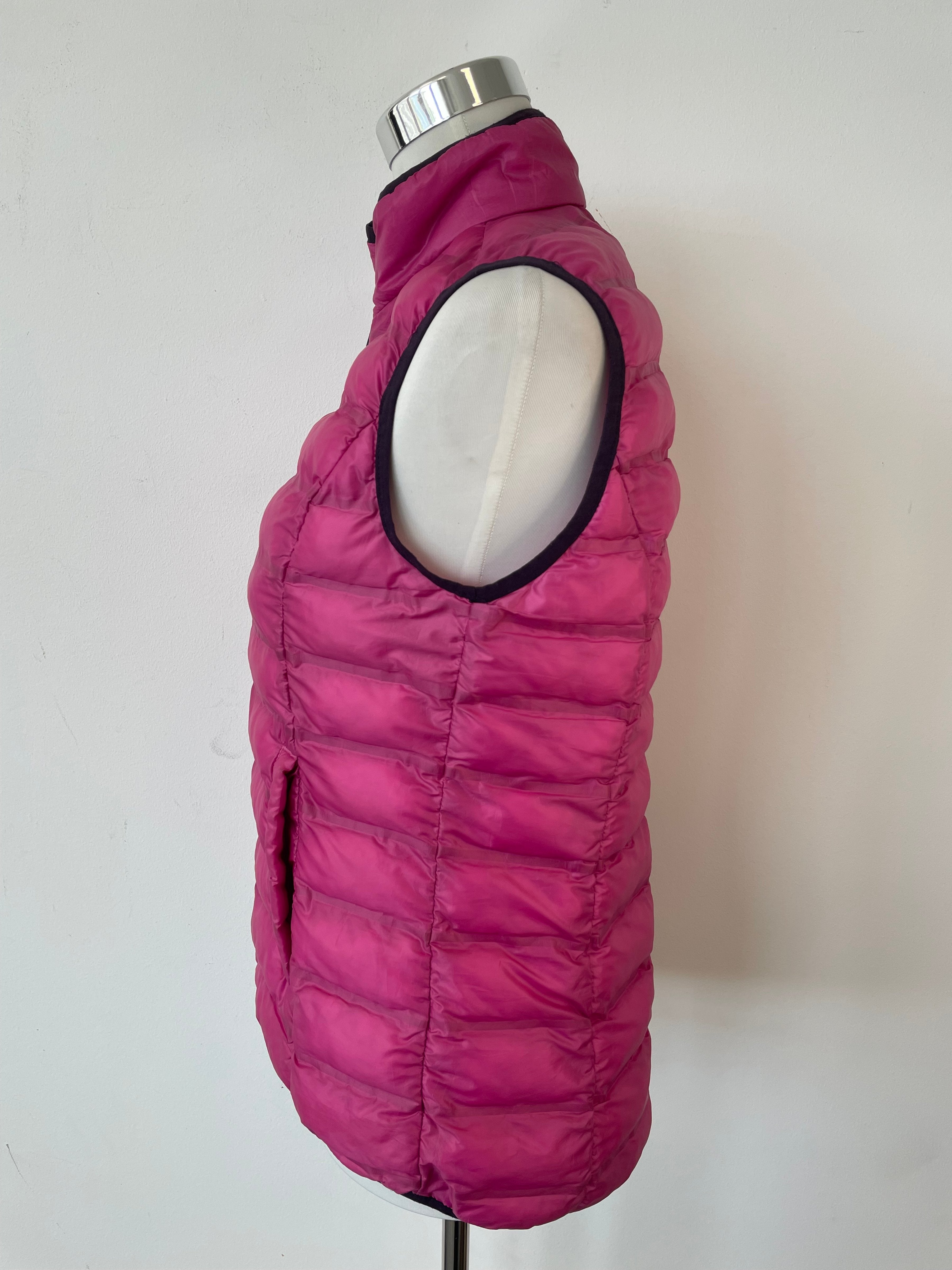 Shamp Damen Puffer Weste S Pink, guter Zustand, 70cm Länge, 48cm Brust