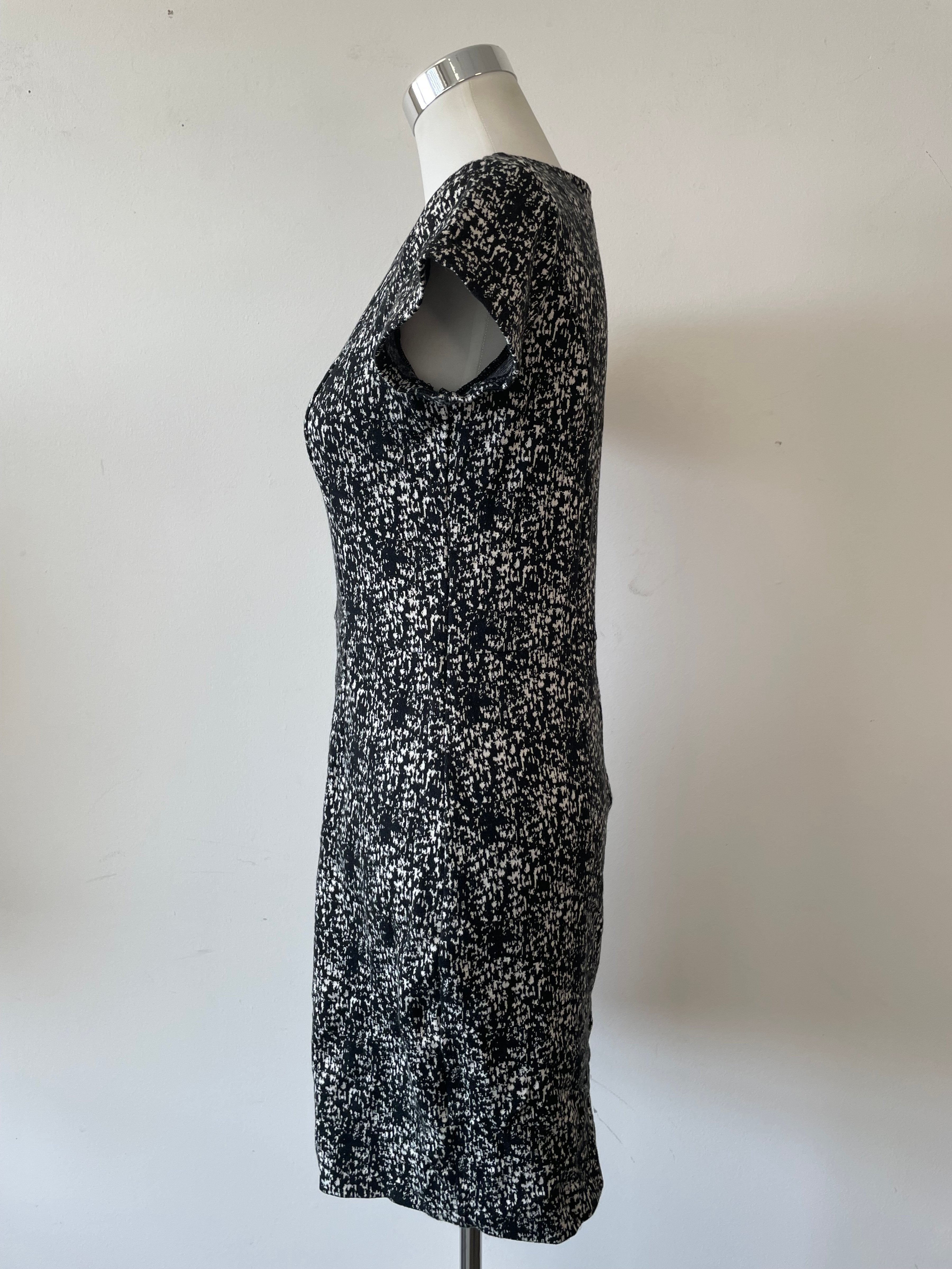 Noa Noa Monochrome Printed Dress Black/White Size S – Very Good