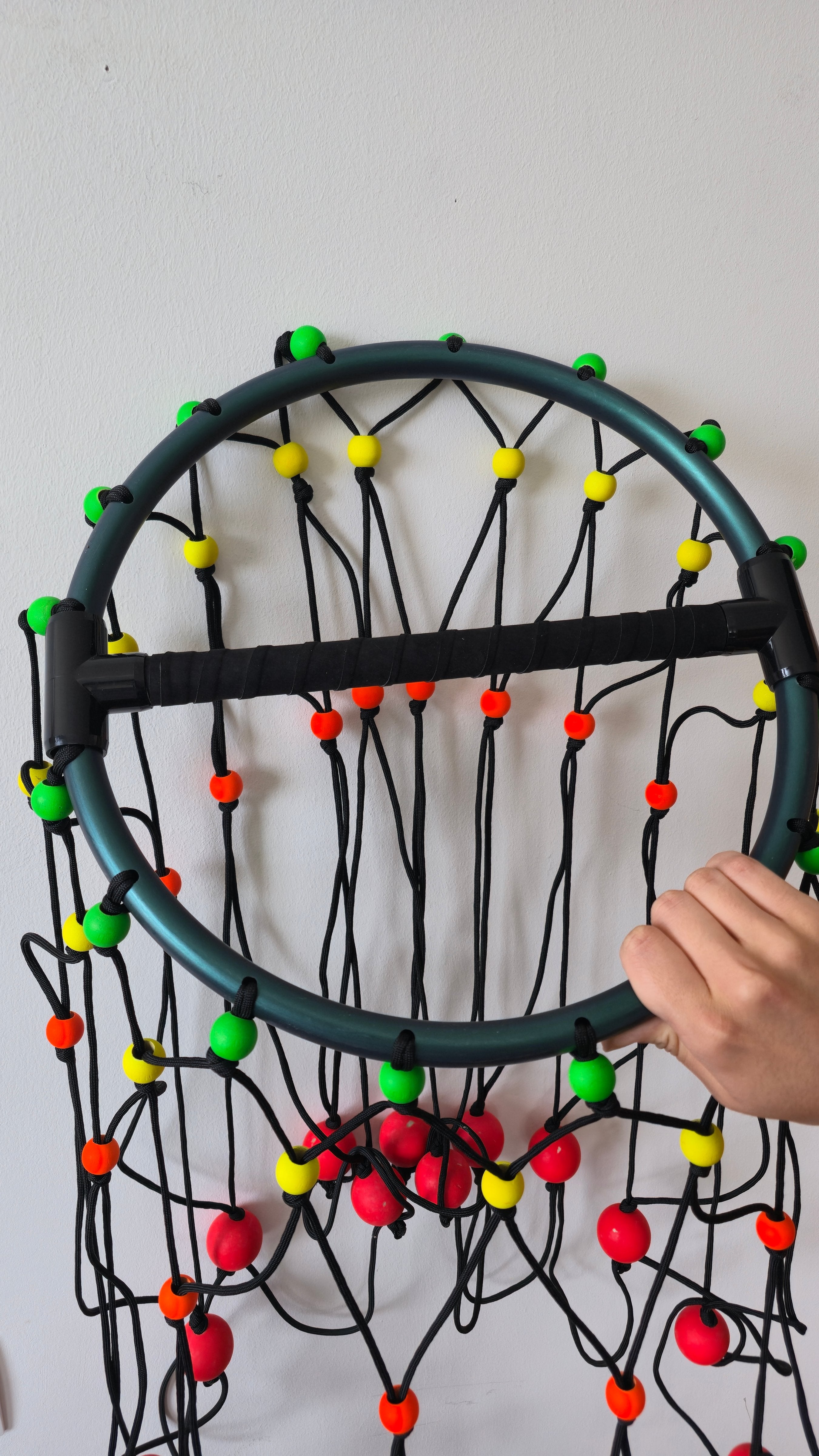 Soul Flare Sun Wheels V2 Flow Prop, Like New, 50cm, Black/Green/Yellow/Orange/Red