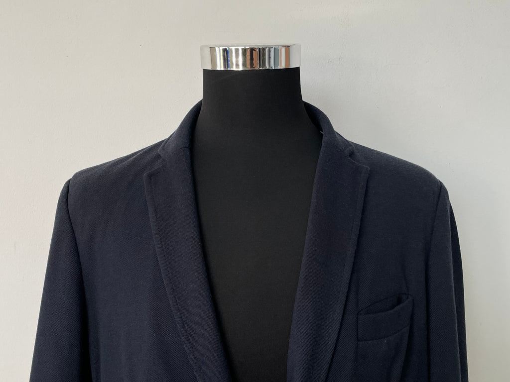 Zara Man Slim-Fit Blazer Dark Blue – Size XL, Good Condition
