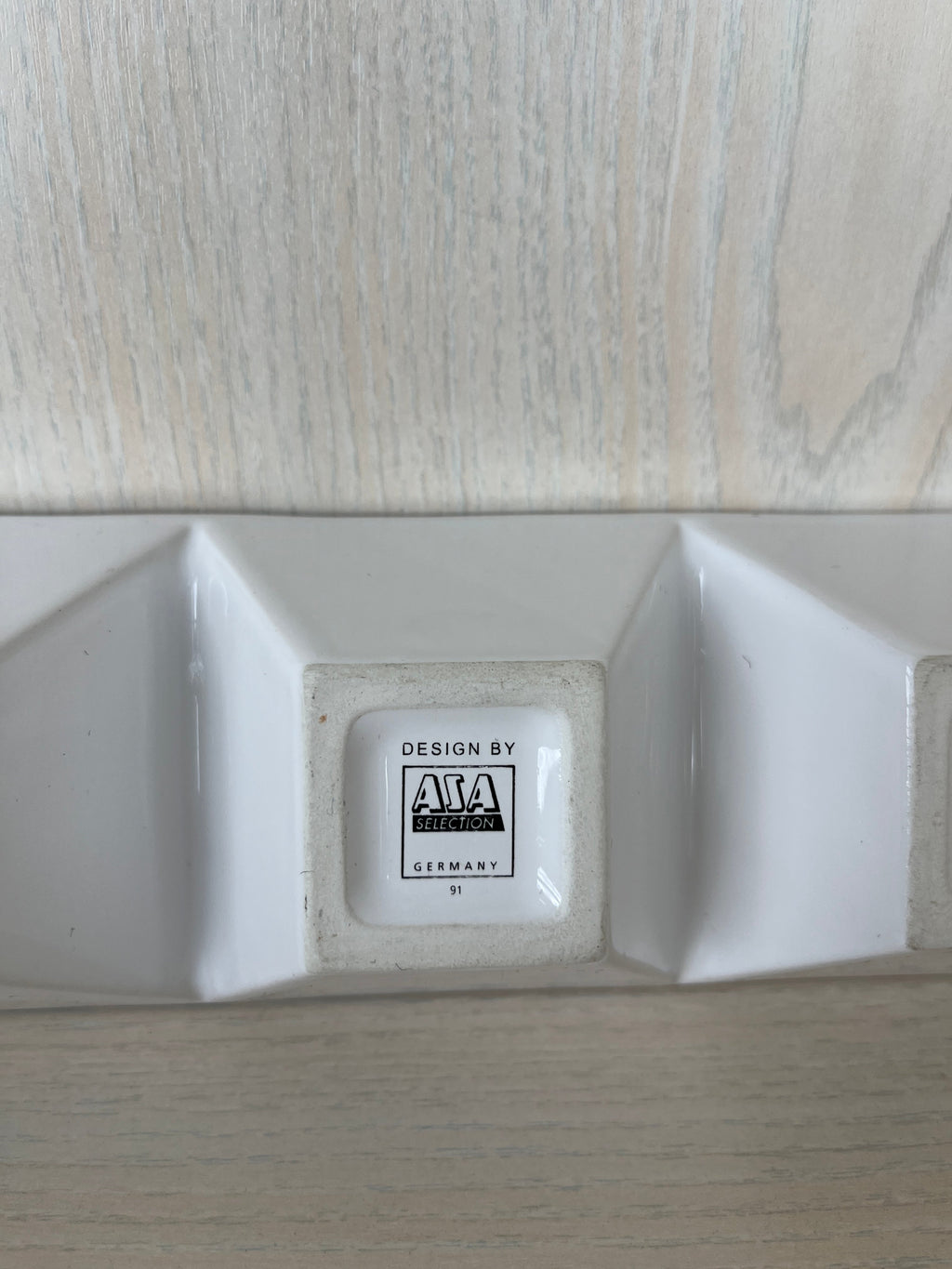 ASA Selection Vorspeisenplatte, Weiß, 3-Fach, 11.5x3.75 Zoll, Sehr Gut