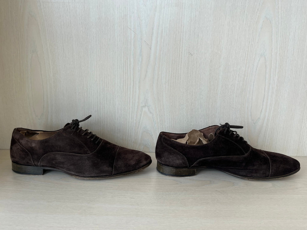 Rizzolli Suede Oxfords Brown 42.5 EU Very Good