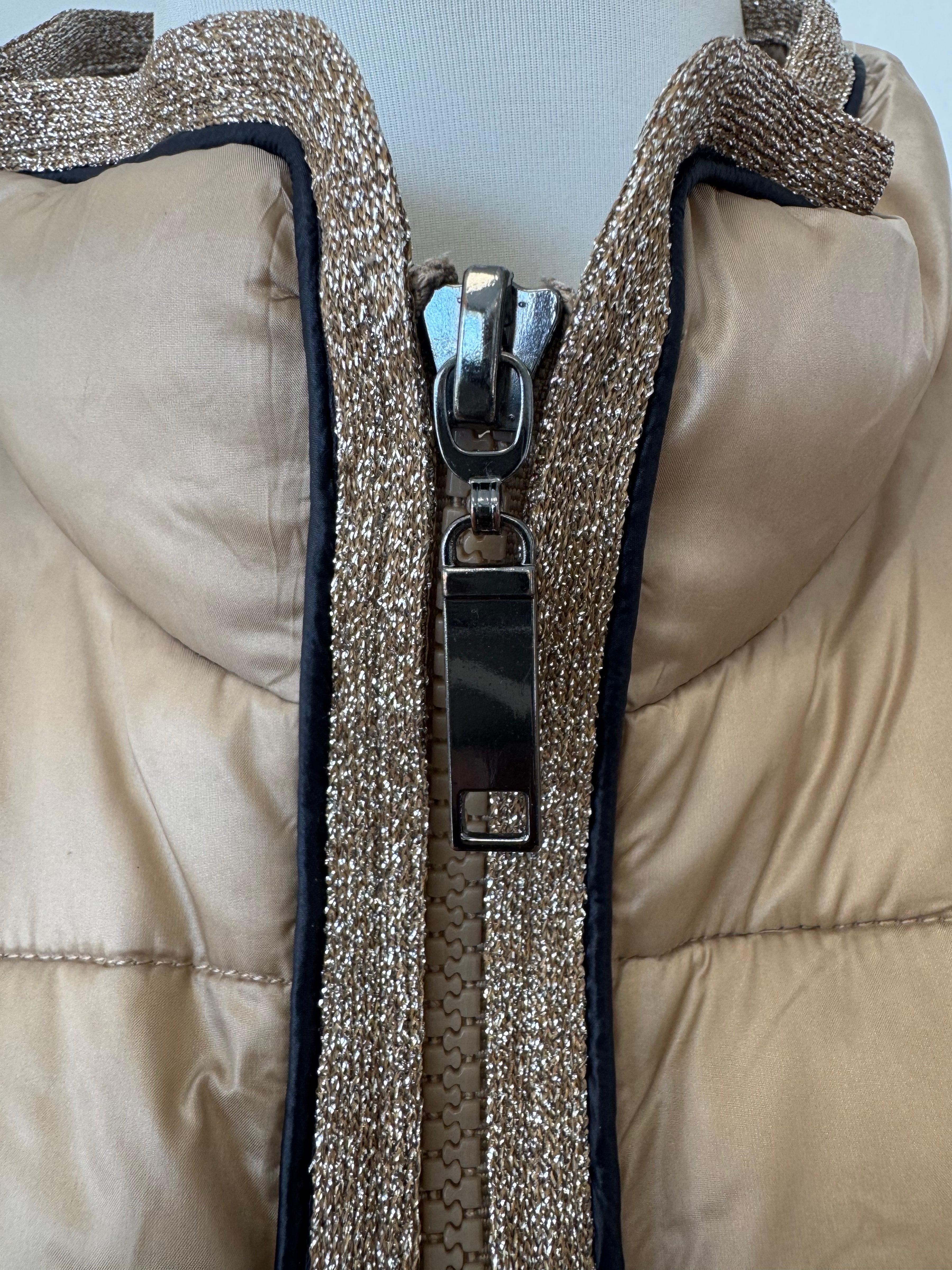 Gerry Weber Puffer Weste Champagne EU 44 Sehr Gut