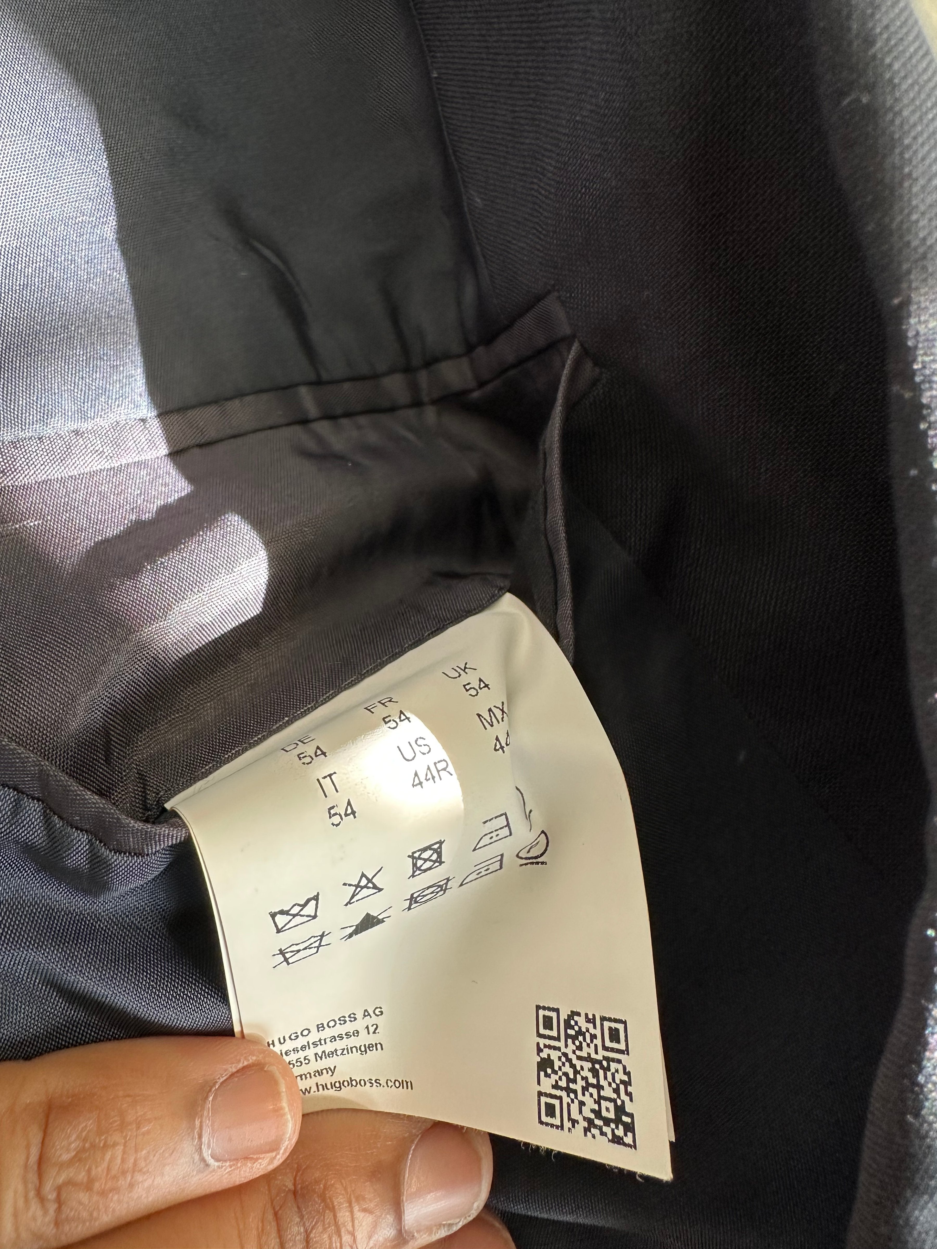 Hugo Boss Herren Blazer, Gr. 48 (M), Schwarz, Sehr Guter Zustand