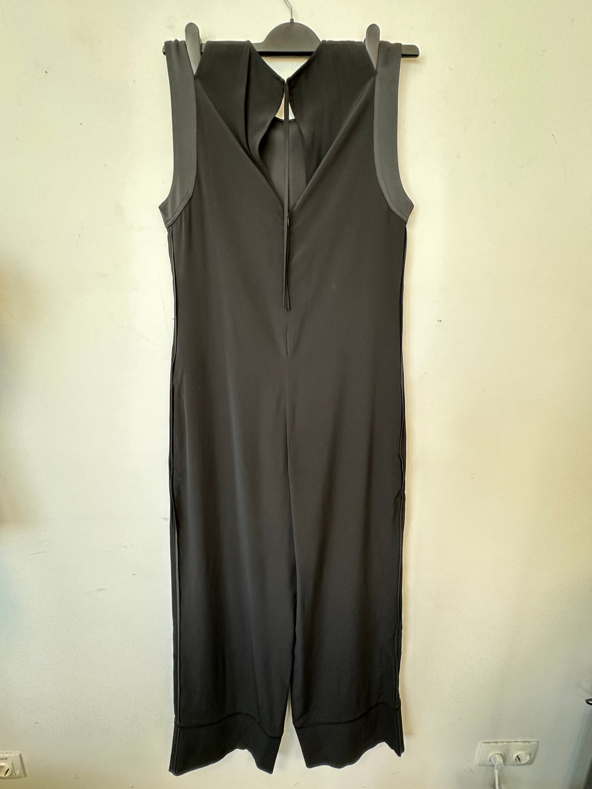 Victoria Beckham Ärmelloser Jumpsuit, Schwarz, Gr. UK 10, Sehr Gut