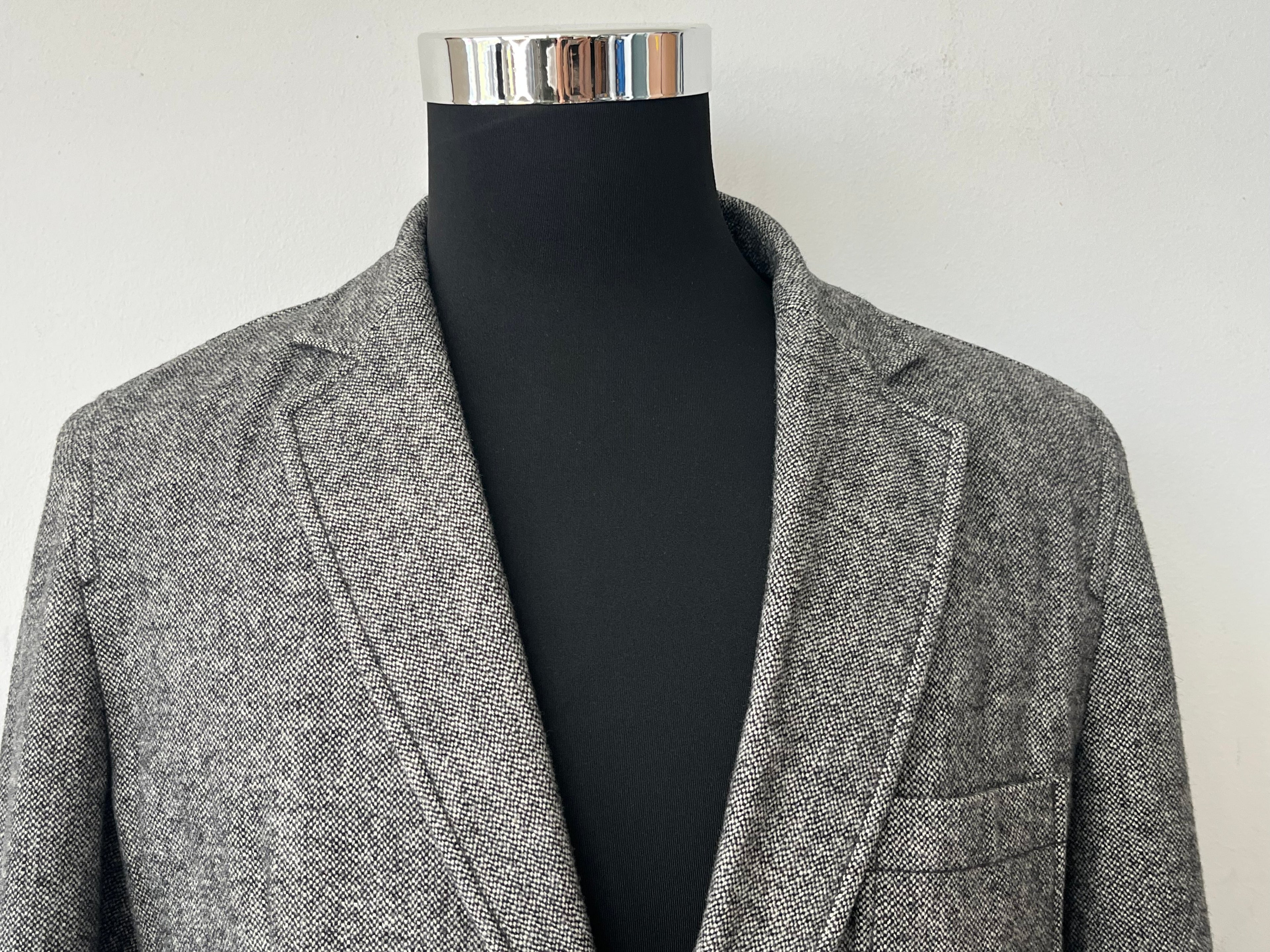 s.Oliver Gray Wool Blend Blazer, Size L - Very Good Condition