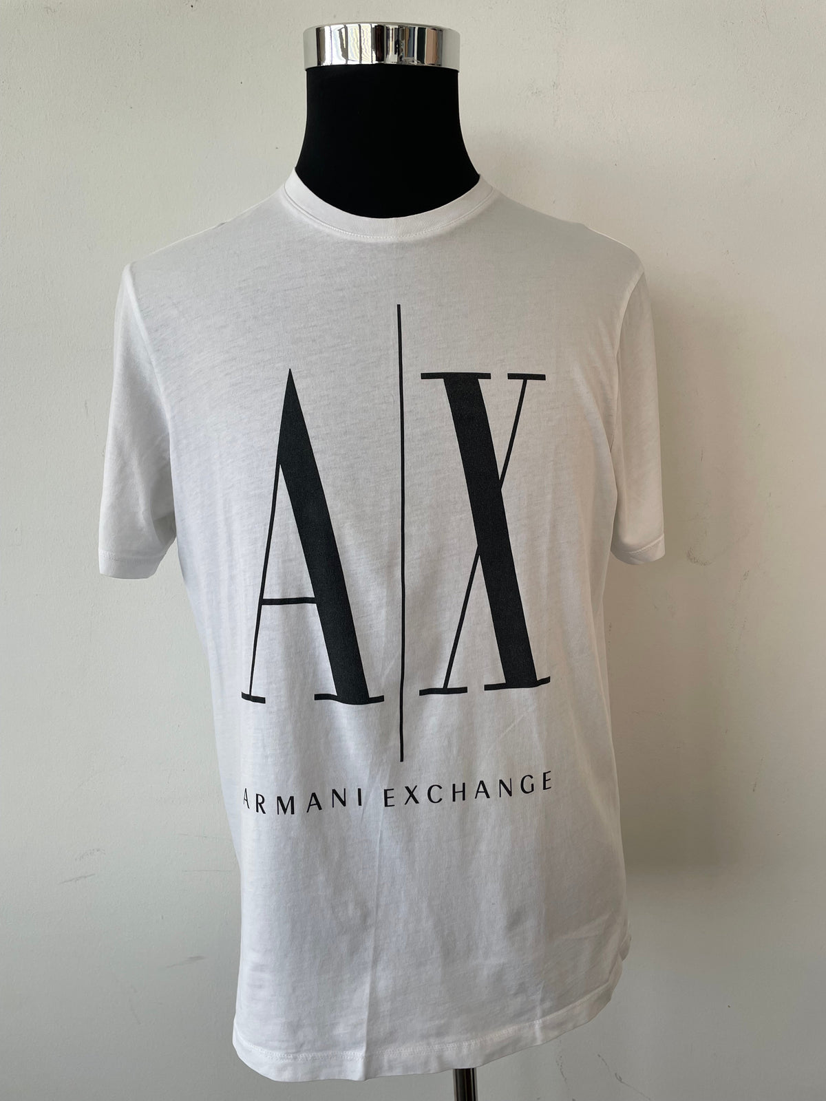 Armani Exchange Icon Period T-Shirt, Weiß, Größe L, Zustand Gut