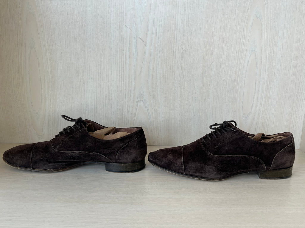 Rizzolli Suede Oxfords Brown 42.5 EU Very Good