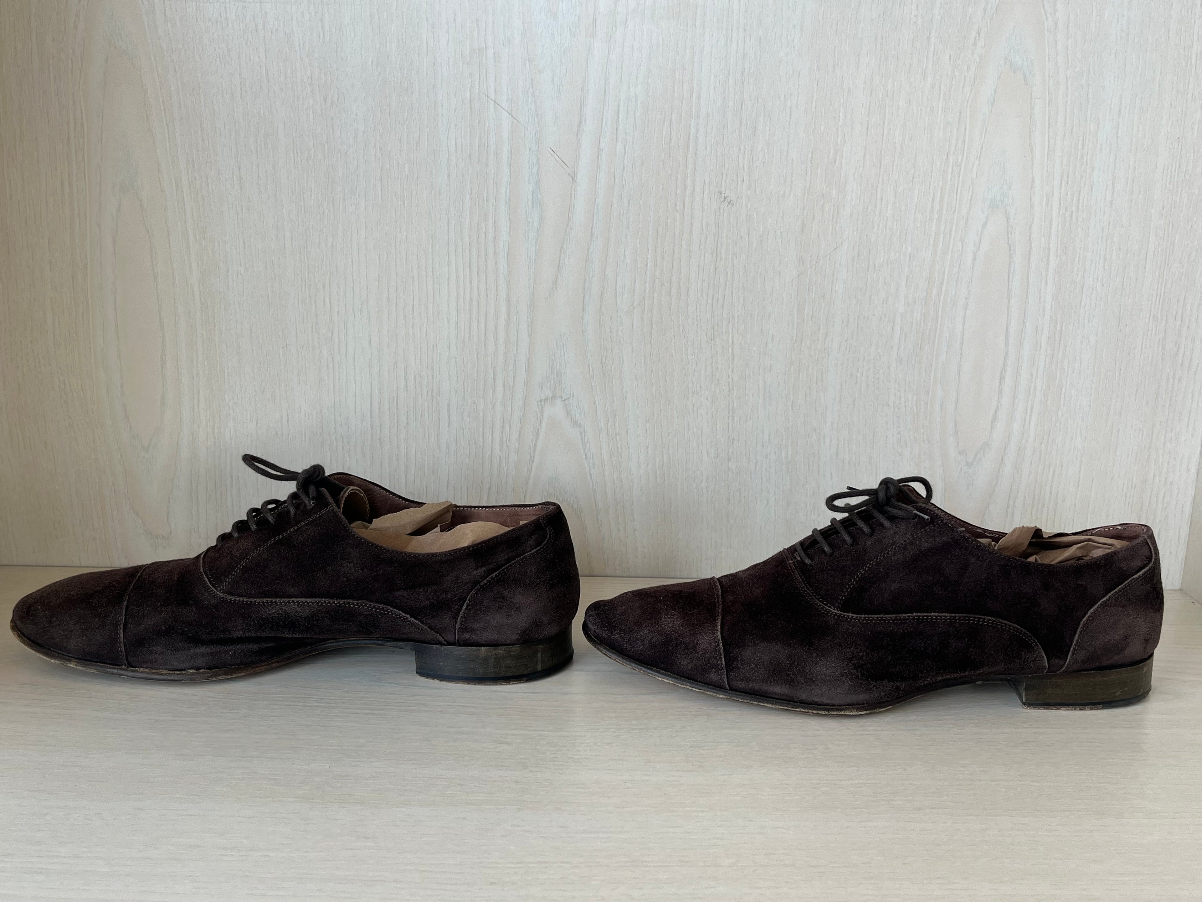 Rizzolli Suede Oxfords Brown 42.5 EU Very Good