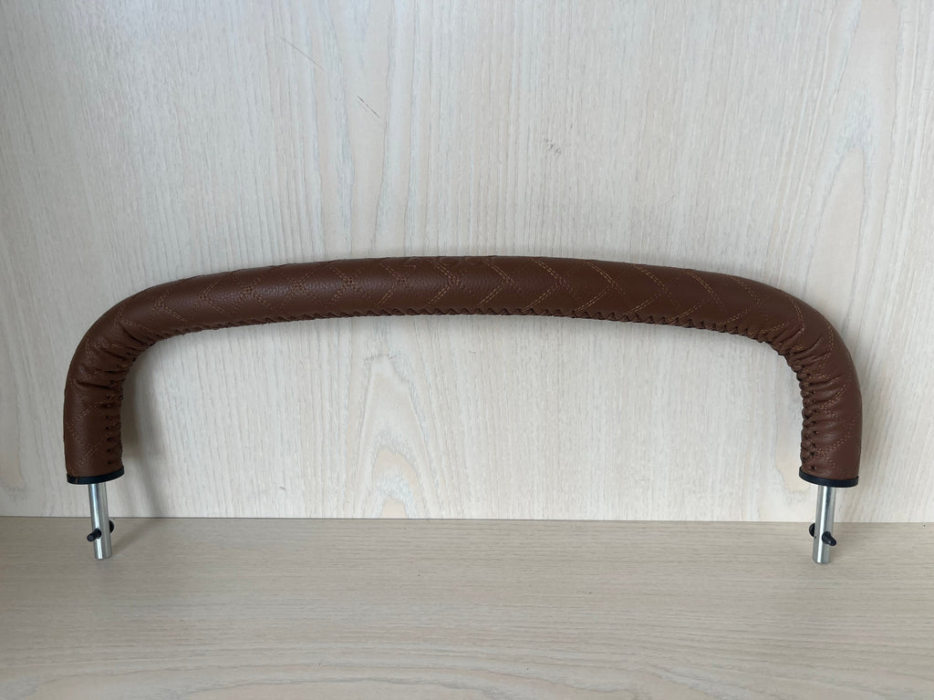 Joolz Universal Bumper Bar, Lederoptik, Braun, Wie Neu, 48x12 cm