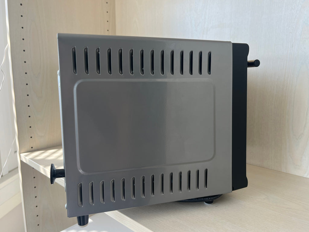 SilverCrest Mini-Ofen Basic, Schwarz/Edelstahl, Sehr Gut, 40x28 cm