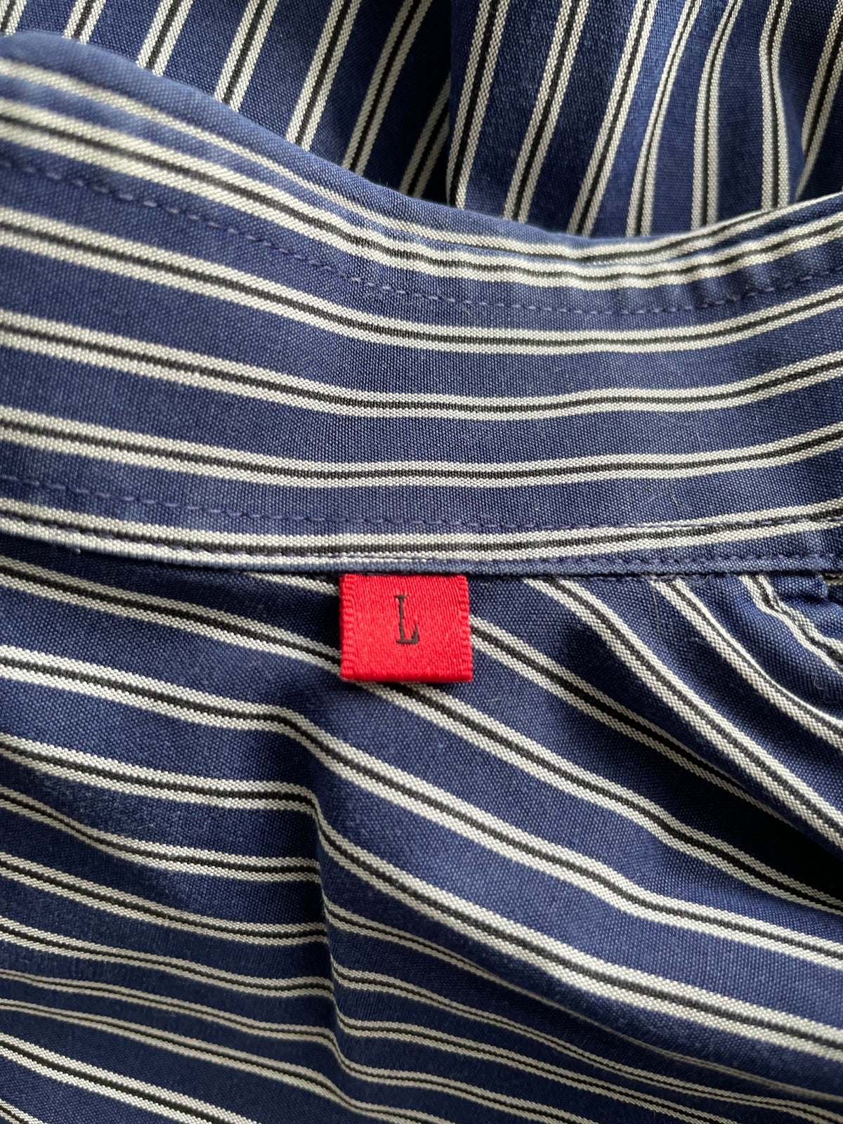 Hugo Boss Herrenhemd Hugo Slim Line Blau/Weiß L Sehr Gut