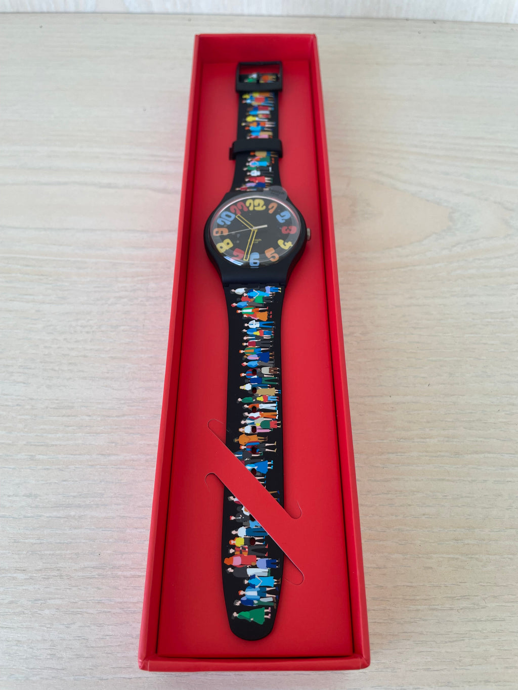 Swatch Aktionär Uhr 2023, Sehr Gut, 25.5cm, Originalbox