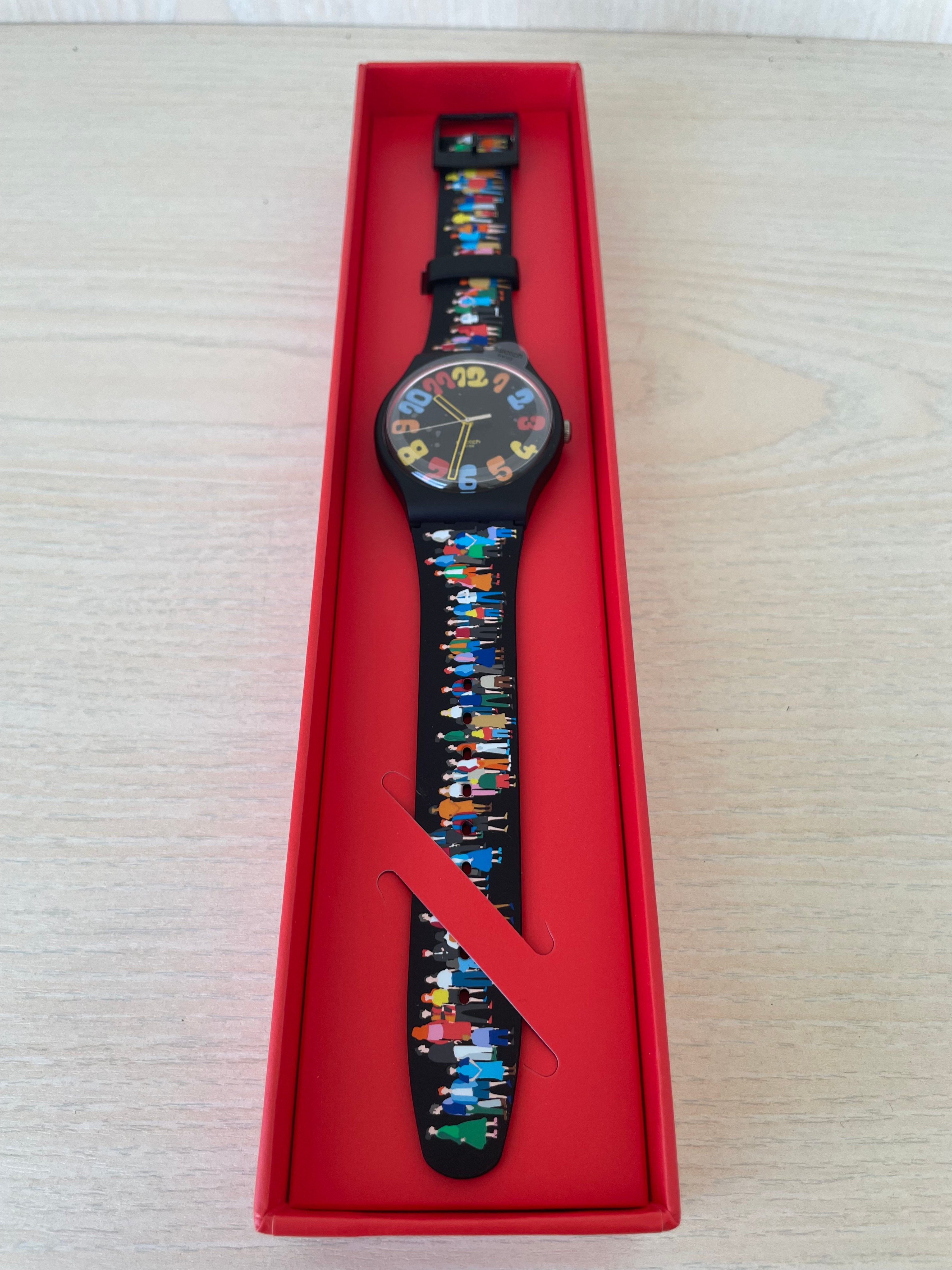 Swatch Aktionär Uhr 2023, Sehr Gut, 25.5cm, Originalbox