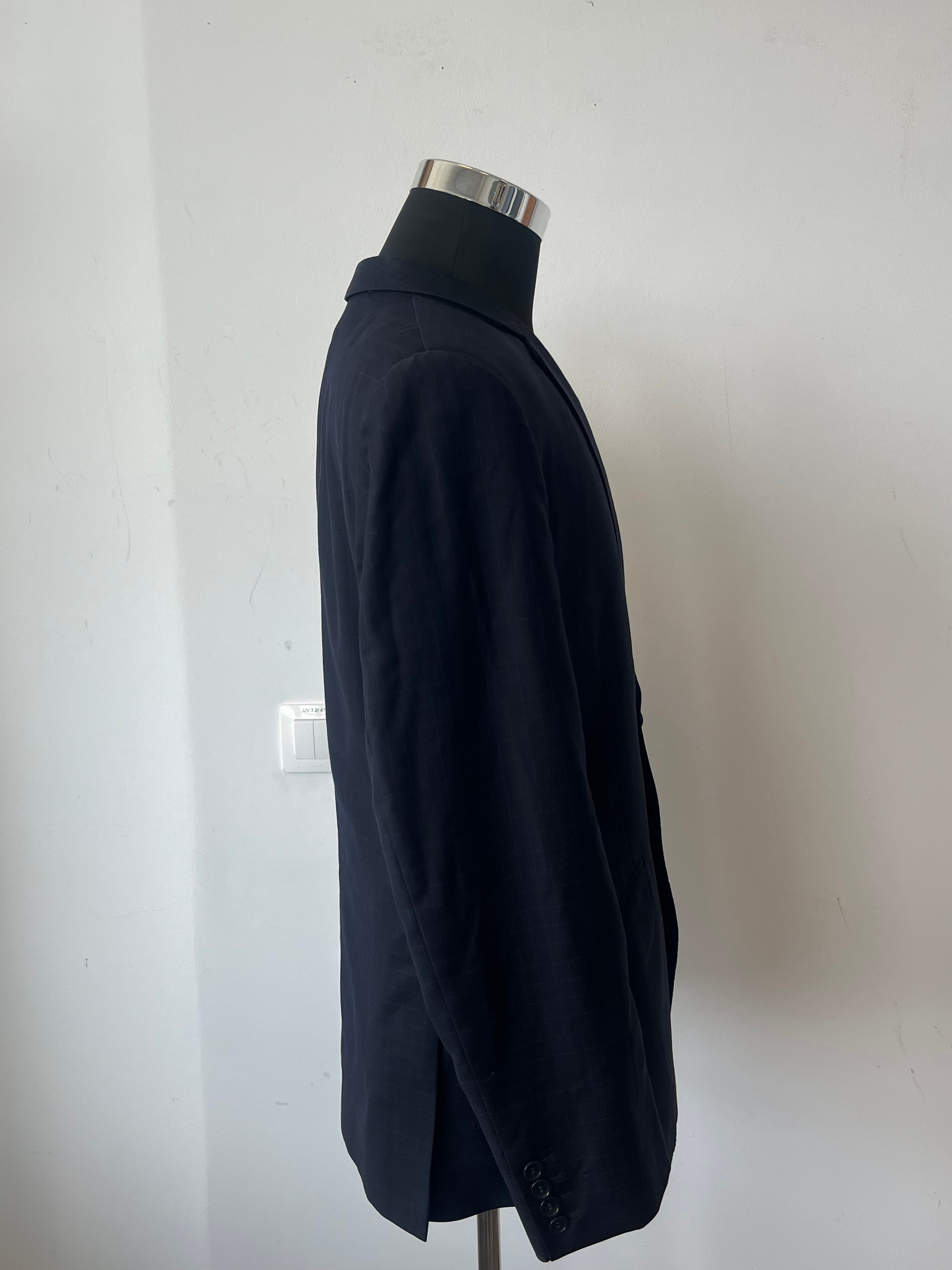 Parmar Fine Textile & Tailoring Blazer, Navy, Gr. 50, Wollmix, Gut