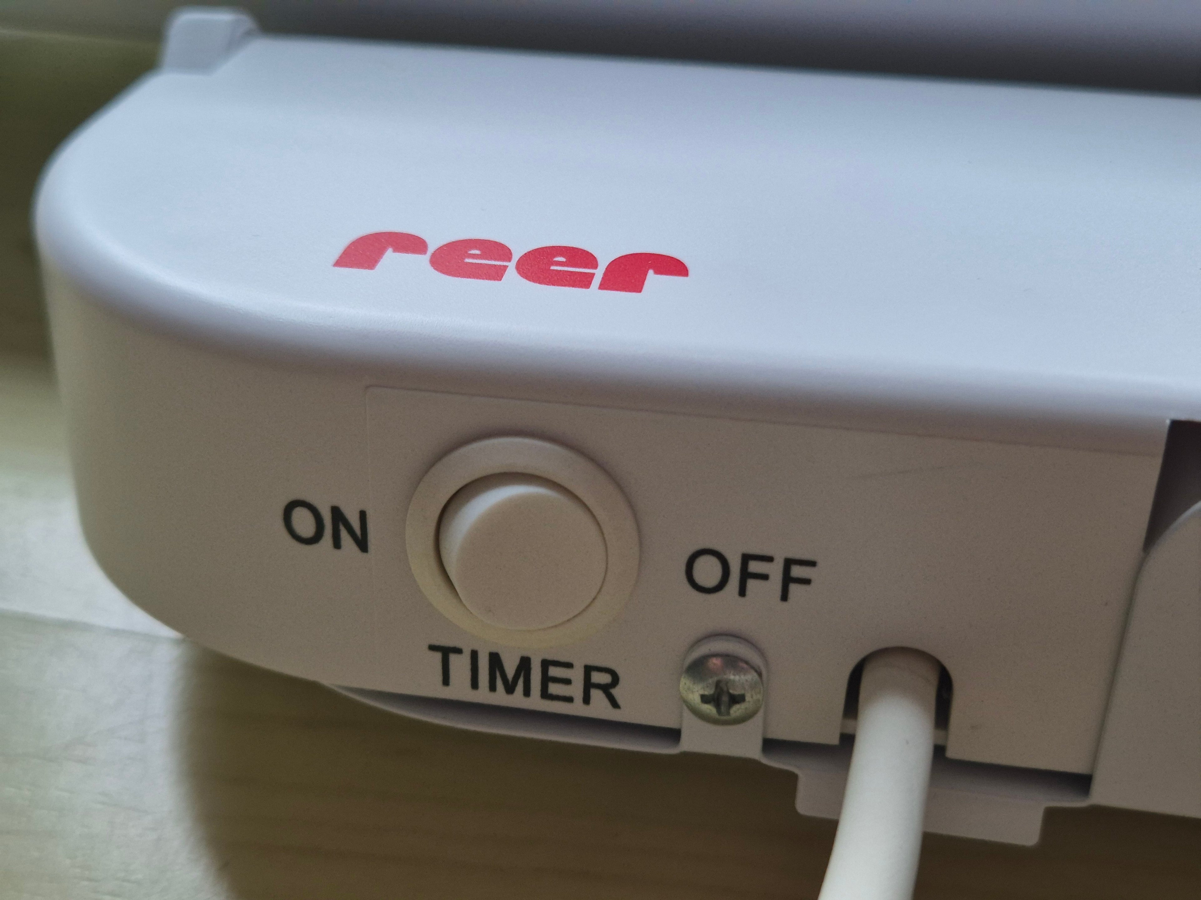 Reer FeelWell Compact Changing Table Heater, White/Grey, Very Good Condition