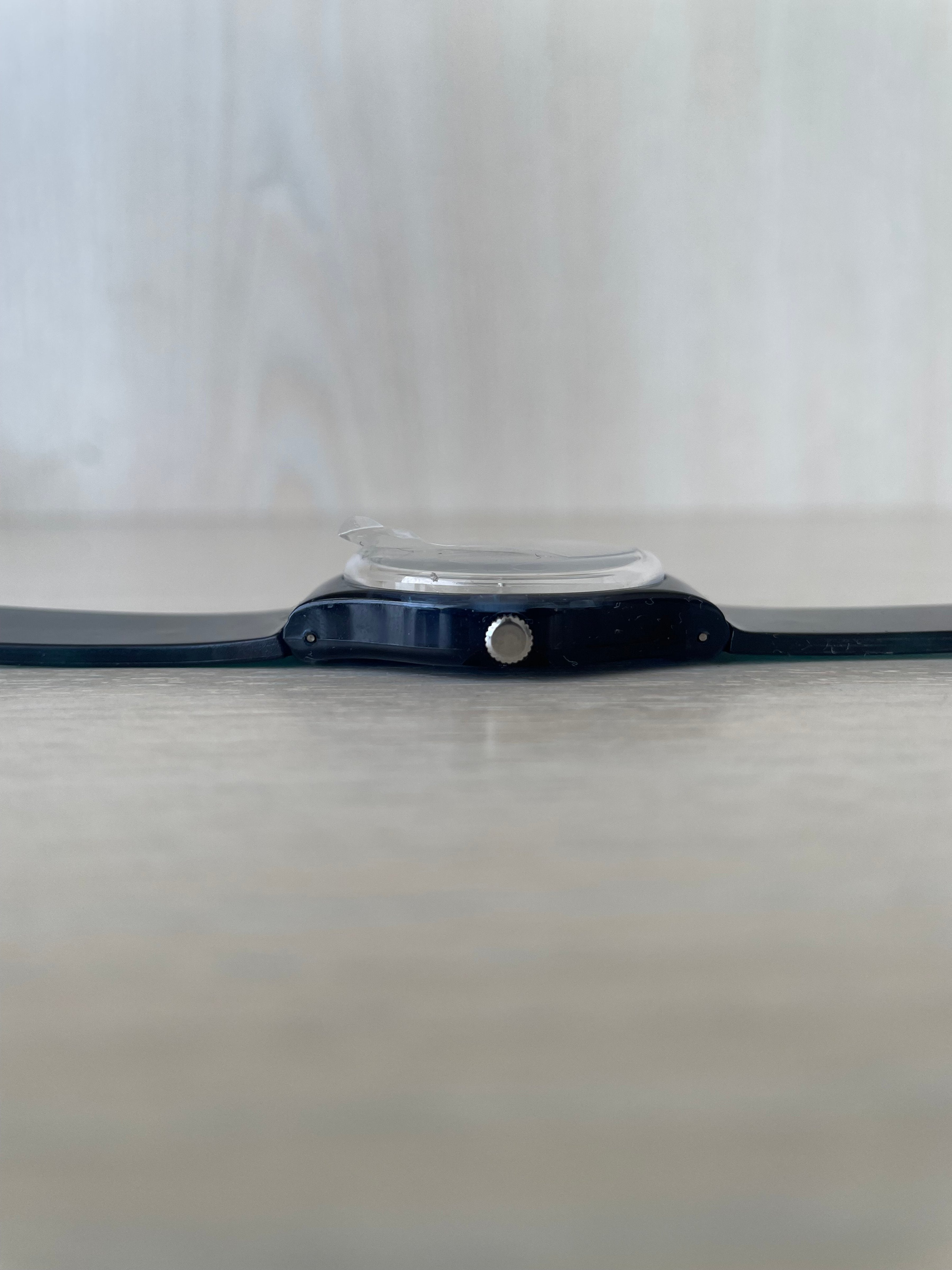 Swatch Uhr Blue Rebel, 41mm, Blau, Sehr Gut