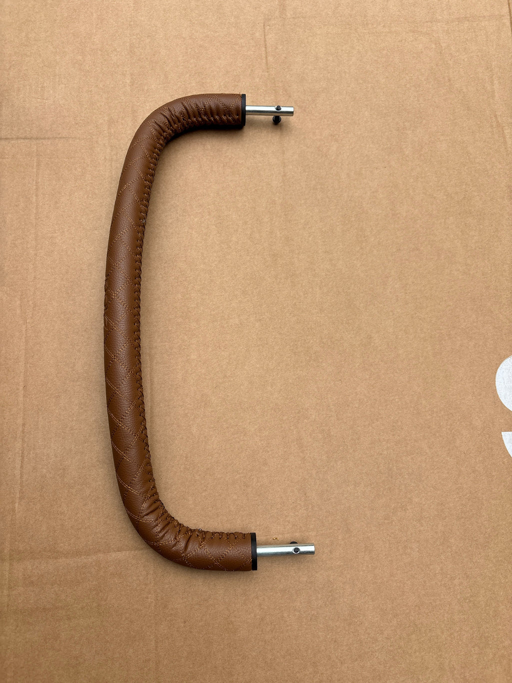 Joolz Universal Bumper Bar, Lederoptik, Braun, Wie Neu, 48x12 cm