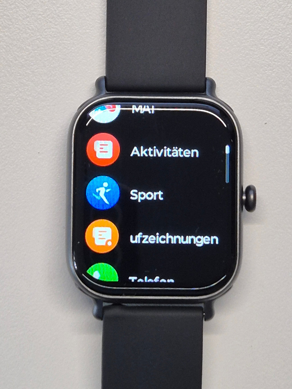 Qnix Smartwatch GTS2, 43mm, IP68, Wie Neu