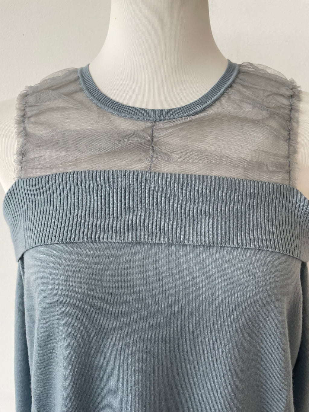 Dorothee Schumacher Luxus Strickpullover, Gr. 3, Hellblau, Sehr Gut